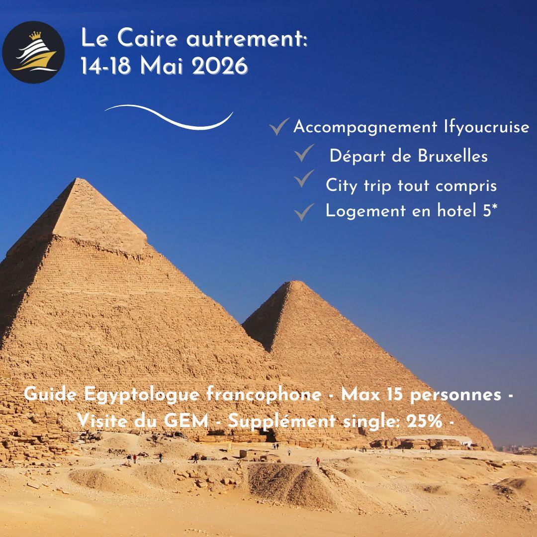 Le Caire City Trip accompagné depuis Bruxelles